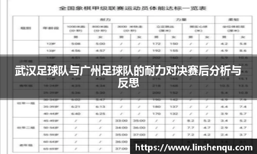 武汉足球队与广州足球队的耐力对决赛后分析与反思
